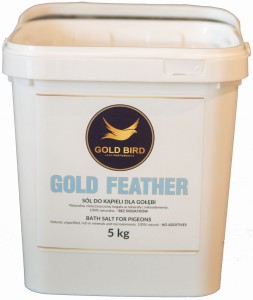 GOLD FEATHER - Sól do kąpieli dla gołębi *** 5kg***